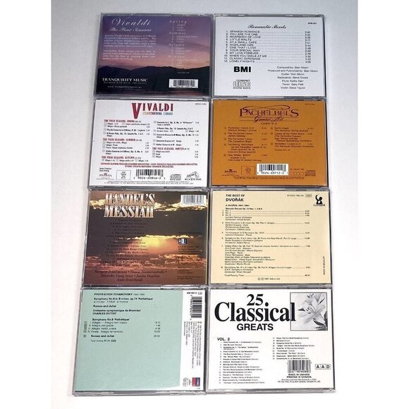 Lot 13 Classical Music CDs John Williams Rubinstein Bach Vivaldi Dvorak Handel - Picture 5 of 5